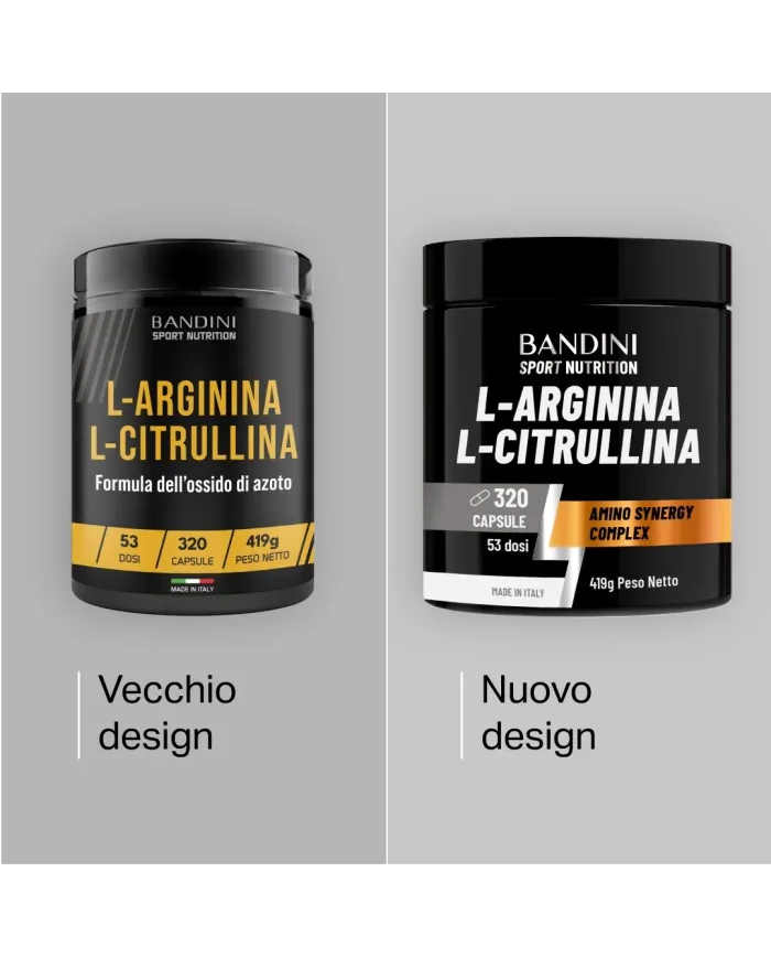 L-Arginina + L-Citrullina - 320 capsule